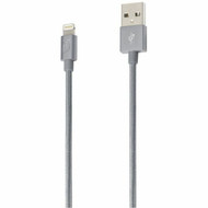 iStore Lightning Charge 4ft 12m Braided Cable Space Gray - 4 ft LightningUSB Data Transfer Cable for Computer Power Adapter - ACC994CAI