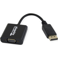 Plugable Displayport TO VGA Adapter Passive - DisplayPortSVGA Video Cable for Monitor TV Notebook Projector Desktop Computer - DPM-VGAF