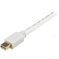 StarTechcom 15 ft Mini DisplayPorttrade to VGA Adapter Converter Cable - mDP to VGA 1920x1200 - White - Connect a Mini PC or to a a MDP2VGAMM15W