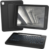 ZAGG Rugged Book Rugged KeyboardCover Case Book Fold for 102 to 105 Apple iPad Pro iPad 7th Generation Tablet - Black - Drop 103104613