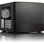 Fractal Design Node 804 Computer Case - Cube - Black - Aluminum - 12 x Bay - 3 x 472 120 mm x Fans Installed - Micro ATX Mini - FD-CA-NODE-804-BL-W