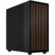 Fractal Design North XL Gaming Computer Case - Charcoal Black - Mesh Steel - 3 x 551 140 mm x Fans Installed - EATX ATX Micro FD-C-NOR1X-01