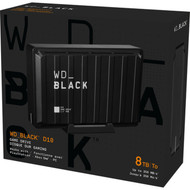 WD Black D10 WDBA3P0080HBK 8 TB Desktop Hard Drive - External - Black - Gaming Console Desktop PC Device Supported - USB 32 - - 3 - WDBA3P0080HBK-NESN