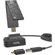 Plugable IEEE 80211ax Dual Band Wi-Fi Adapter for Desktop ComputerNotebook - USB - 240 GHz ISM - 5 GHz UNII USB-WIFIAX