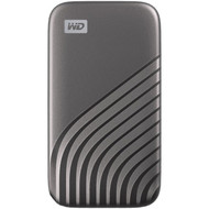 WD My Passport WDBAGF5000AGY-WESN 500 GB Portable Solid State Drive - External - Space Gray - Desktop PC Device Supported - USB 32 2 WDBAGF5000AGY-WESN