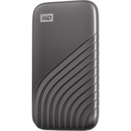 WD My Passport WDBAGF5000AGY-WESN 500 GB Portable Solid State Drive - External - Space Gray - Desktop PC Device Supported - USB 32 2 WDBAGF5000AGY-WESN