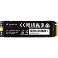 Verbatim Vi7000 4 TB Solid State Drive - M2 2280 Internal - PCI Express NVMe PCI Express NVMe 40 x4 - Desktop PC Notebook Device 49369