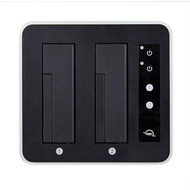 OWC Drive Dock SATA600 - USB 31 Gen 2 Type C Host Interface Desktop - Hot Swappable Bays - 2 x HDD Supported - 2 x SSD Supported - OWCTCDRVDCK