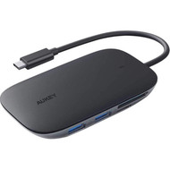 AUKEY CB-C68 Docking Station - for TVMonitorProjectorNotebookSmartphone - 100 W - USB Type C - 3 x USB 30 - USB Type-C - HDMI - CB-C68