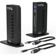 Plugable USB 30 and USB-C Dual 4K Display Docking Station with DisplayPort and HDMI for Windows and Mac - Dual 4K DisplayPort  6 UD-6950Z