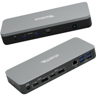 Plugable 12-in-1 Dual 4K USB C Docking Station Works with Chromebook Certified 60W Charging Dock - Compatible with ChromeOS 2x HDMI UD-MSTHDC