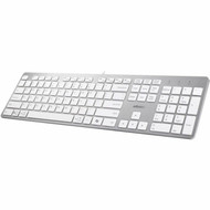 Adesso EasyTouch AKB-730UW Keyboard - Cable Connectivity - USB Type C Interface - 112 Key CoPilot Multimedia Windows Key Internet AKB-730UW