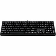 Adesso Multi-OS Mechanical Keyboard With CoPilot AI Hotkey - Cable Connectivity - USB Interface - 104 Key Multimedia Windows Key Up AKB-670UB