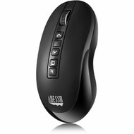 Adesso Air Mouse Wireless Desktop Presenter Mouse With Laser Pointer - Travel Mouse - Laser - Wireless - 100 ft 30480 mm - Radio - - iMouse P40