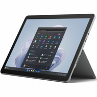 Microsoft Surface Go 4 Tablet - 105 - 8 GB - 256 GB Storage - Windows 11 - Platinum - Quad-core 4 Core N200 - microSDXC Supported XIG-00001