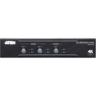 ATEN 2 x 2 True 4K HDMI Matrix Switch with Audio De-Embedder - 4096 x 2160 - 4K - 2 x 2 - Display - 2 x HDMI Out VM0202HB