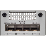 Cisco Catalyst 9300 4 x 1GE Network Module - For Data Networking - 4 x 1000Base-T Network - Twisted PairGigabit Ethernet - 1000Base-T C9300-NM-4G