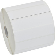 Zebra Z-Perform 2000D Thermal Label - 4 Width x 1 Length - Permanent Adhesive - Direct Thermal - White - Paper Acrylic - 2340  - 6 10015783