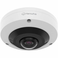Wisenet HCF-8011RV 5 Megapixel Outdoor Network Camera - Color - Fisheye - White - TAA Compliant - 3281 ft 10 m Infrared Night - x - HCF-8011RV