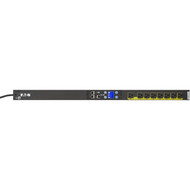 Eaton ePDU Managed EMA111-10 8-Outlets PDU - Switched - NEMA 5-15P - 8 x NEMA 5-15R - 120 V AC - 144 kW - Network RJ-45 - 21U - - EMA111-10