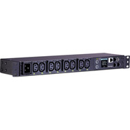 CyberPower PDU81006 8-Outlet PDU - NEMA L6-20P - 8 x IEC 60320 C13 - 230 V AC - Network RJ-45 - 1U - Rack-mountable PDU81006