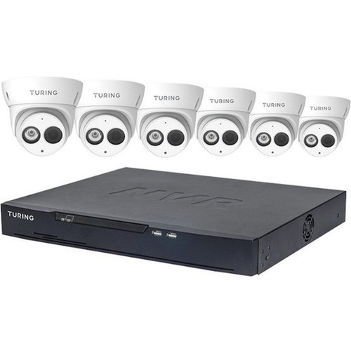 Turing Video ADVANTAGE Turret Camera Kit with Analytics - Metal (TN-K086T44)