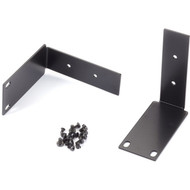 Black Box Rack Mount for KVM Switch - Black - TAA Compliant KV0004A-RMK