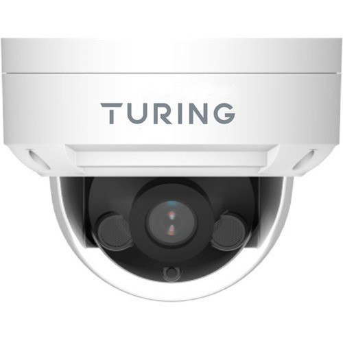 Turing Video Advantage 4 Megapixel Network Camera - Color - Dome - 98.43 ft (30 m) Infrared Night Vision - 2592 x 1520 - 2.8 mm Fixed (TI-NFD0428)