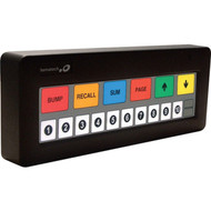 Bematech KB1700 Kitchen Display Bump Bar - Cable Connectivity - 17 Key - Metal Dome Keyswitch - Black KB1700U-DP-BK