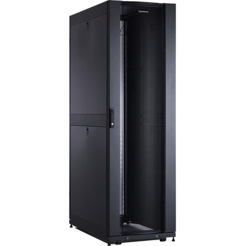 CyberPower EIA-310 Standard 19" Rack - For Server, LAN Switch, Patch Panel - 42U Rack Height x 19" (482.60 mm) Rack Width x 35.60" mm) (CR42U11001)