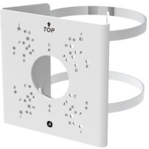 Turing Video Pole Mount for Surveillance Camera - White - 8 kg Load Capacity (TI-ABPM)