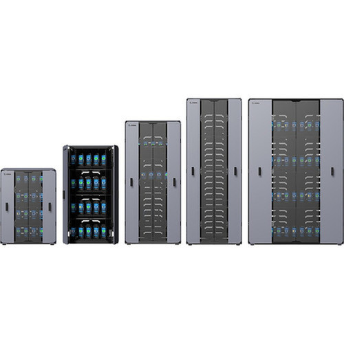 Zebra Rack Mount Zebra Intelligent Rack Cabinet - Enclosed Cabinet (CS-CAB-4-FLTPK-B-N)