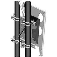 Chief TPP2000B Pole Mount for Flat Panel Display - Black - 42 to 71 Screen Support - 6804 kg Load Capacity - VESA Mount Compatible TPP2000B