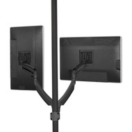 Chief KONTOUR K1P220B Pole Mount for Flat Panel Display - Black - Height Adjustable - 10 to 30 Screen Support - 2268 kg Load - VESA K1P220B