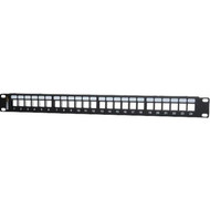 Signamax 24-Port Field-Configurable Panel 175 H - 24 Ports - 1U High - Black - 19 Wide - Rack-mountable 24U-HDMMP
