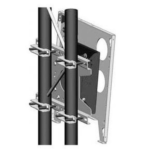 Chief TPPU Pole Mount for Flat Panel Display - Black - 63" Screen Support - 68.04 kg Load Capacity (TPPU)