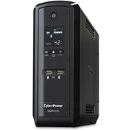 CyberPower_UPS_Systems_CP1500PFCLCD_PFC_Sinewave_-__Capacity_1500VA__1000W_-_1500VA900WTower_198Minute_Full_Load_-_10_x_NEMA_5-15R_CP1500PFCLCD