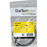 StarTechcom_3_ft_Slim_35mm_Stereo_Audio_Cable_-_MM_-_Mini-phone_Male_Stereo_Audio_-_Mini-phone_Male_Stereo_Audio_-_3ft_-_Black_MU3MMS