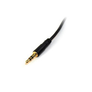 StarTechcom_6_ft_Slim_35mm_Stereo_Audio_Cable_-_MM_-_Mini-phone_Male_Stereo_Audio_-_Mini-phone_Male_Stereo_Audio_-_6ft_-_Black_MU6MMS