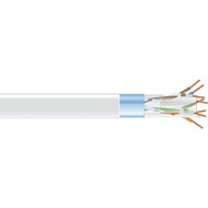 Black Box CAT6 400-MHz Solid Bulk Cable FUTP CMP Plenum WH 1000FT Spool - 1000 ft Category 6 Network Cable for Network Device - First EVNSL0615A-1000