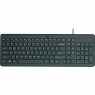 HP 150 Wired Keyboard - Cable Connectivity - USB Type A Interface - PC 664R5AAABL