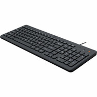 HP 150 Wired Keyboard - Cable Connectivity - USB Type A Interface - PC 664R5AAABL