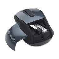 Verbatim_Wireless_Mini_Travel_Optical_Mouse_-_Graphite_-_Optical_-_Wireless_-_Radio_Frequency_-_Graphite_-_1_Pack_-_USB_-_1600_dpi_-_97470