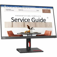 Lenovo ThinkVision S24i-30 24" Class Full HD LED Monitor - 16:9 - Raven Black - 23.8" Viewable - In-plane Switching (IPS) Technology - (Fleet Network)