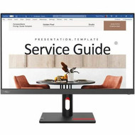 Lenovo ThinkVision S24i-30 24" Class Full HD LED Monitor - 16:9 - Raven Black - 23.8" Viewable - In-plane Switching (IPS) Technology - (Fleet Network)