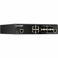 QNAP QSW-M3212R-8S4T Ethernet Switch - 4 Ports - Manageable - 10 Gigabit Ethernet - 10GBase-T, 10GBase-X - 2 Layer Supported - Modular (Fleet Network)