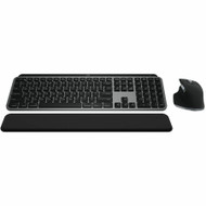 Logitech MX Keys S Combo Keyboard & Mouse - Wireless Bluetooth Keyboard - Space Gray - Wireless Bluetooth Mouse - Darkfield - 8000 dpi (Fleet Network)