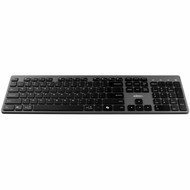 Adesso EasyTouch WKB-7300 Keyboard  Mouse - USB Type C Scissors Wireless RF 240 GHz Keyboard - 112 Key - English US - USB Type C - WKB-7300CB