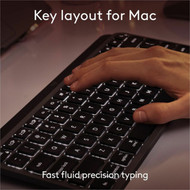 Logitech MX Keys Mini for Mac Keyboard - Wireless Connectivity - Bluetooth - Mac OS X 1015 Catalina iPadOS 14 - MacBook Air MacBook 920-012644