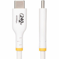 StarTechcom 10ft White USB-C Charging Cable USB-IF Certified USB C Cable 240W PD EPR USB 20 Type-C Laptop Charger Cord TPE - USB USB2EPR10FW